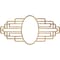 Ekena Millwork Elizabeth Architectural Grade PVC Pierced Medallion, 18"W x 9"H x 8 1/2"IH x 5"IW x 1/2"P, Bronze CMPP18X09EBABZ - alternate 1